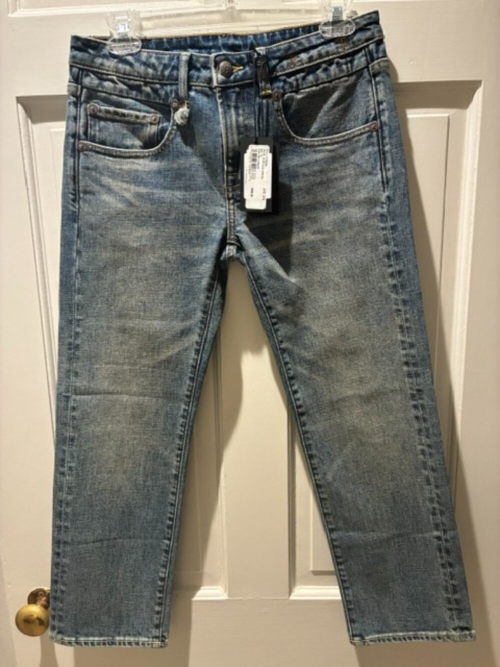 R13 Boy Straight Jean NWT - Glade Blue Stretch